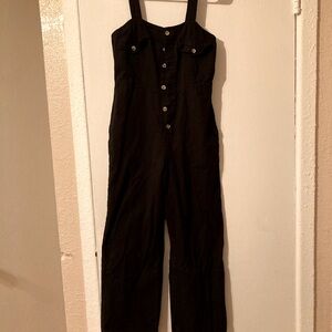 Women’s black wide leg jumpsuit